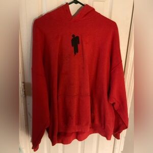 2XL Red Billie eilish hoodie